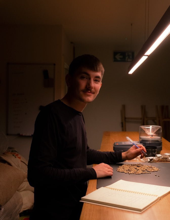 Lukas Haertel. Coffee Quality and Sourcing Manager.